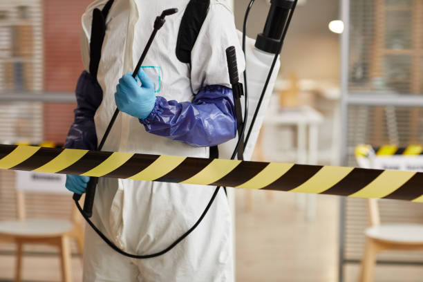 Professional Infectious Disease Decontamination technician working in Montclair, VA
